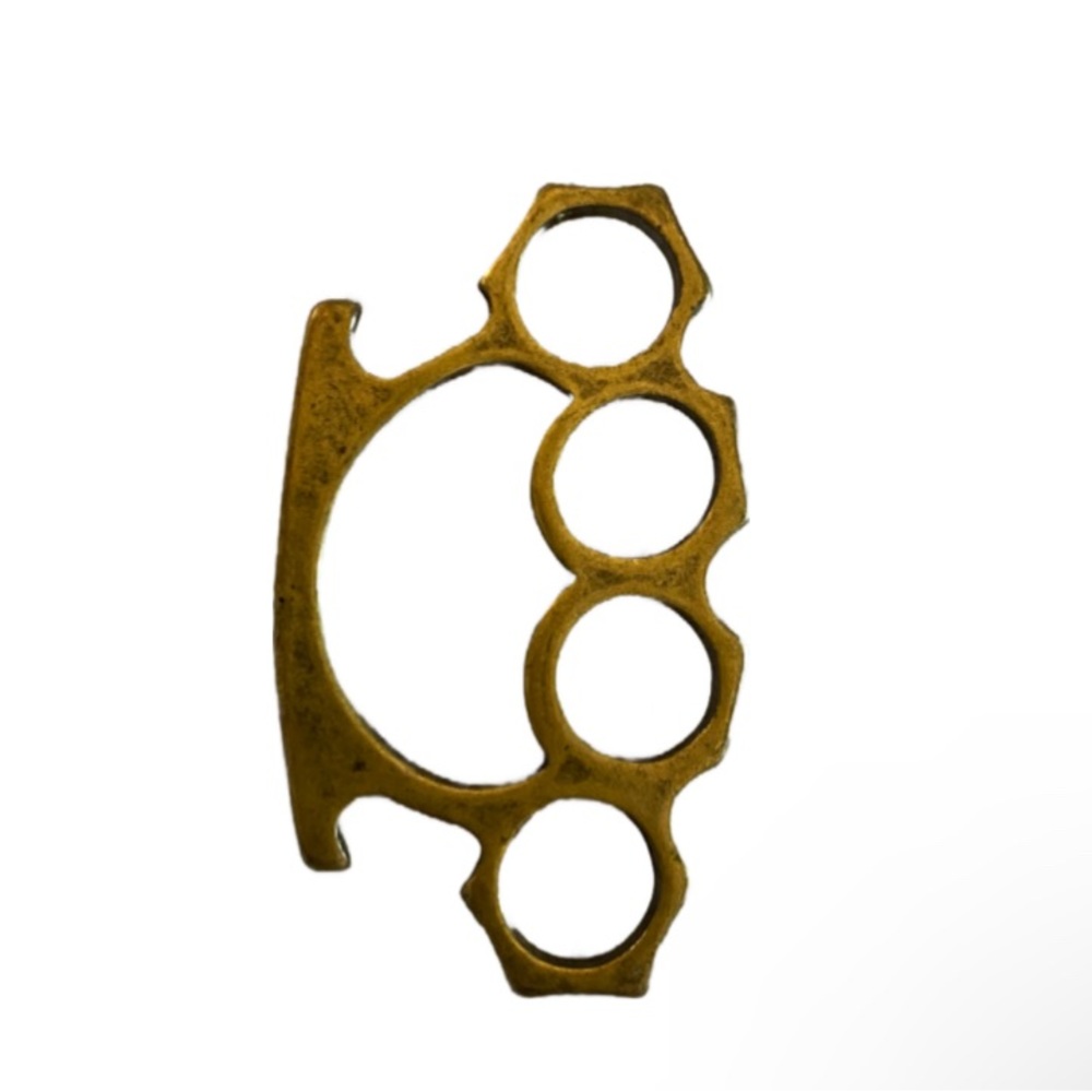 Brass Knuckle Necklace Charm